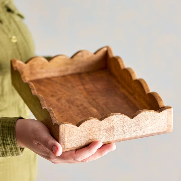 Bloomingville - Namira serving tray, 19 x 30 cm, natural mango