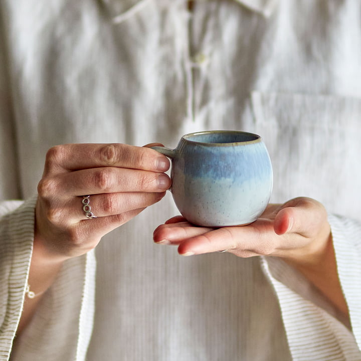 Bloomingville - Paula espresso cup, Ø 7 x 6 cm, blue