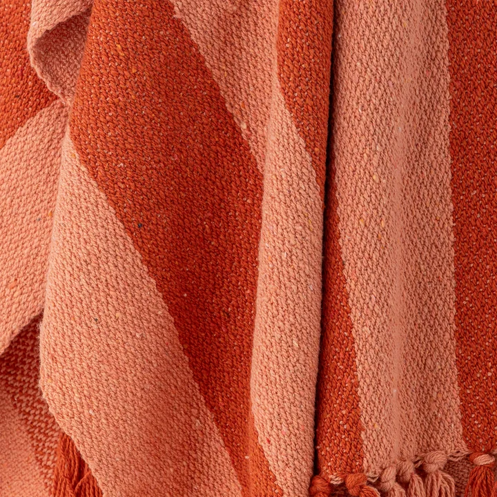 Bloomingville - Frello blanket, 130 x 160 cm, orange