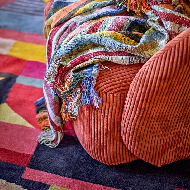Bloomingville - Loggia rug, 140 x 200 cm, multicolored