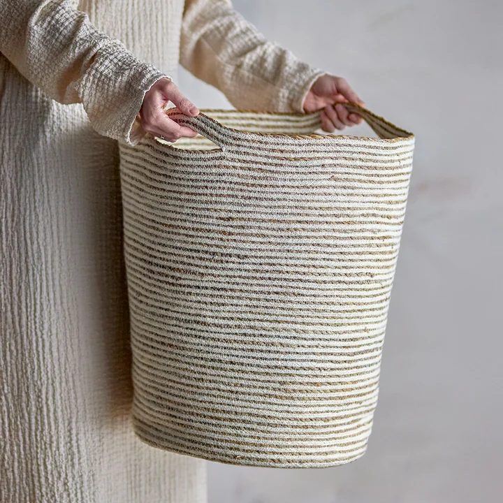 Bloomingville - Selena basket, Ø 40 x 49 cm, natural