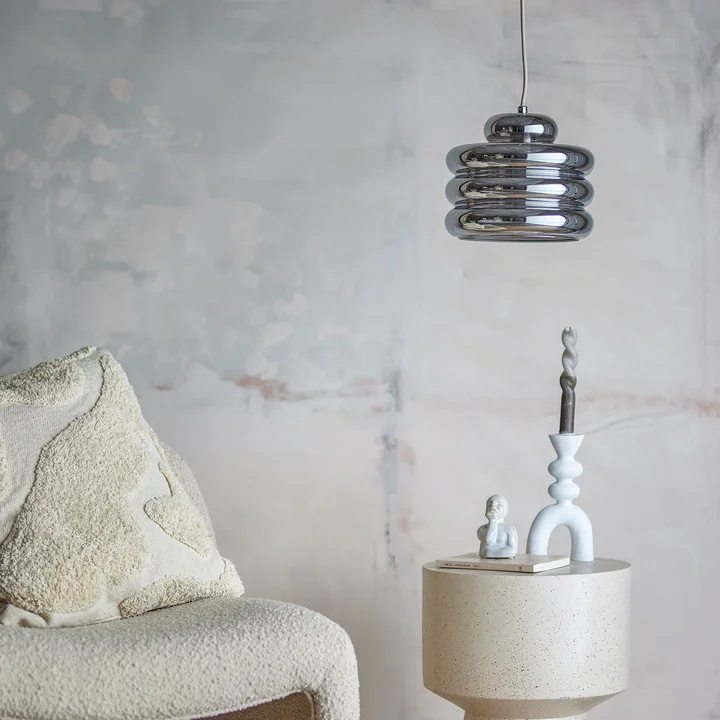 Spike pendant light, silver from Bloomingville