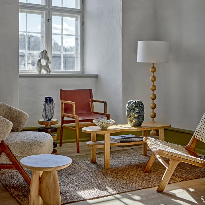 Giacoma floor lamp, natural by Bloomingville