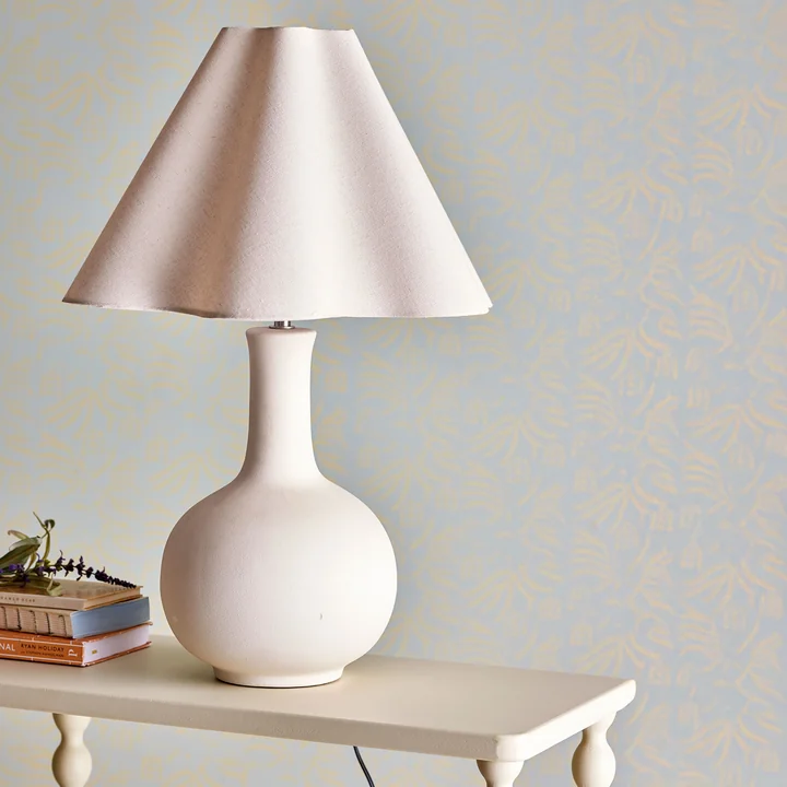 Heide table lamp, white by Bloomingville