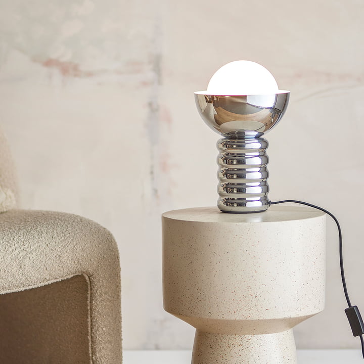 Heide table lamp, white by Bloomingville
