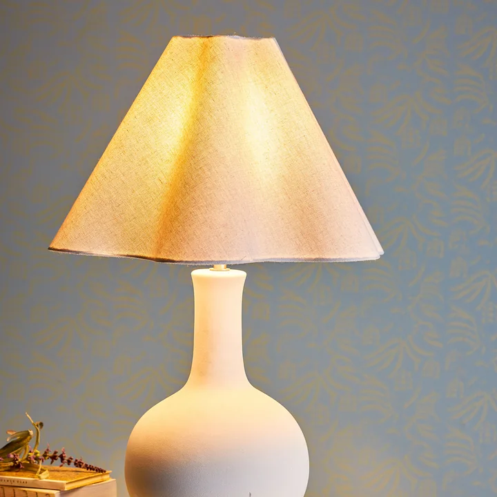 Heide table lamp, white by Bloomingville