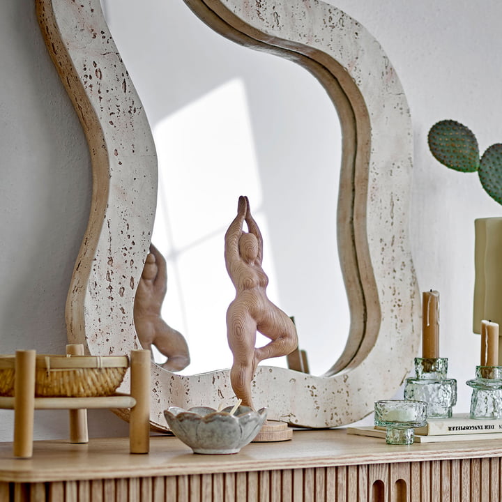 Meg wall mirror, natural from Bloomingville