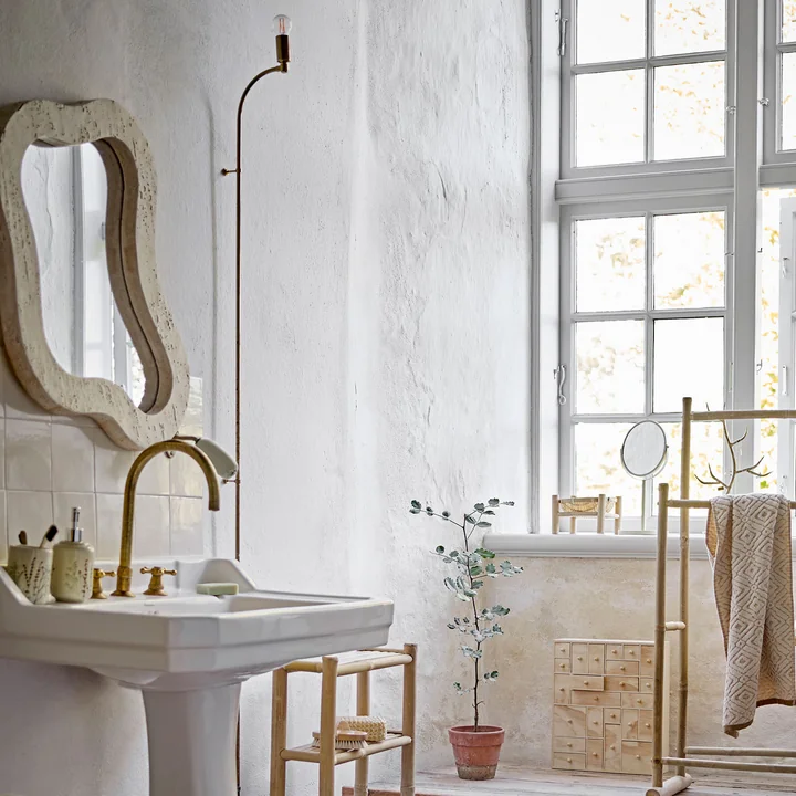 Meg wall mirror, natural from Bloomingville