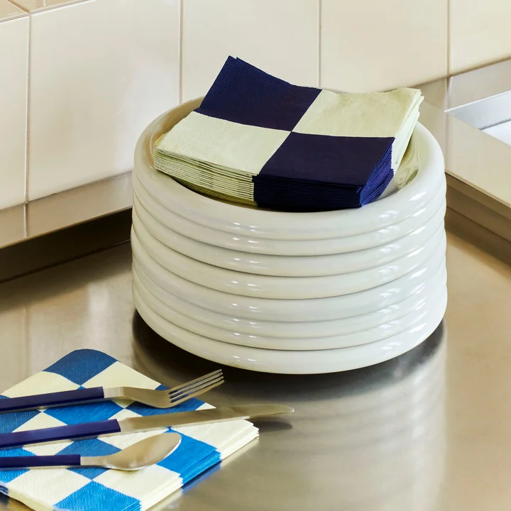 HAY - Barro Plate Ø 18 cm, off-white