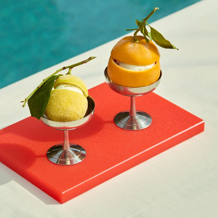 HAY - Slice Chopping board M, red