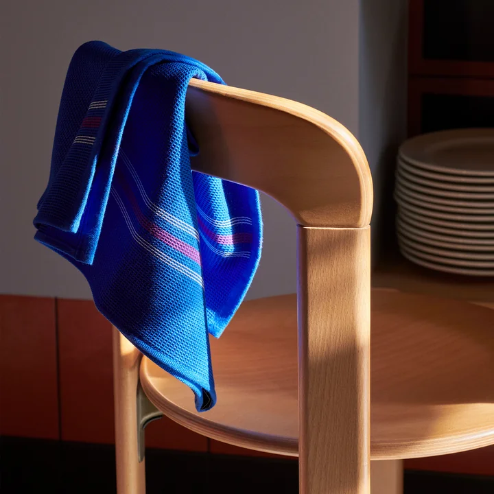 HAY - Canteen Tea towel, blue / fuchsia