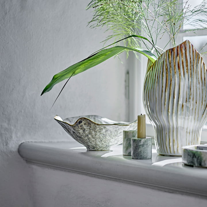 Bloomingville - Lennon bowl, Ø 27 x 9.5 cm, gray