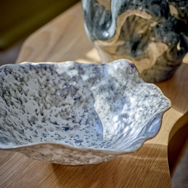 Bloomingville - Lennon bowl, Ø 27 x 9.5 cm, gray