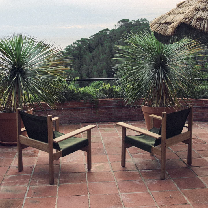 HKliving - Explorer Chair, army green