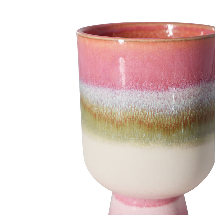 HKliving - Retro Flower pot Ø 13 cm, rosefield