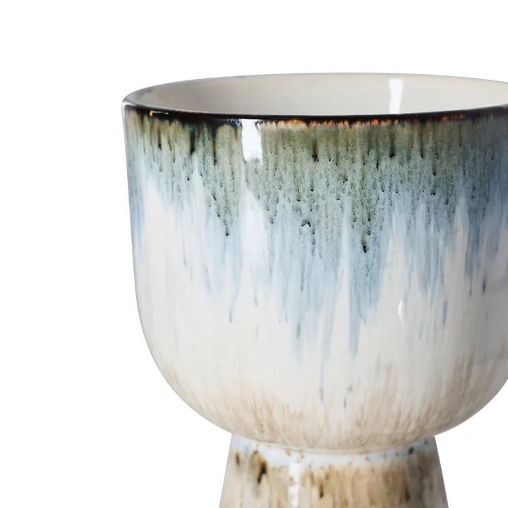 HKliving - Retro Flower pot Ø 16.5 cm, lagoon