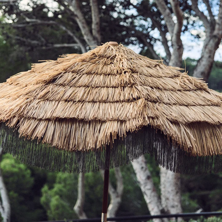 HKliving - Serengeti Parasol, Ø 192 cm, natural