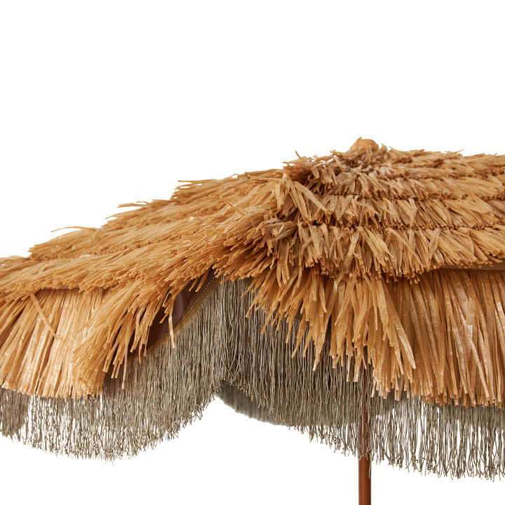 HKliving - Serengeti Parasol, Ø 192 cm, natural