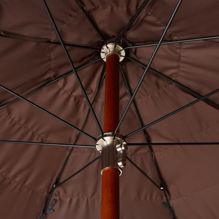 HKliving - Serengeti Parasol, Ø 192 cm, natural