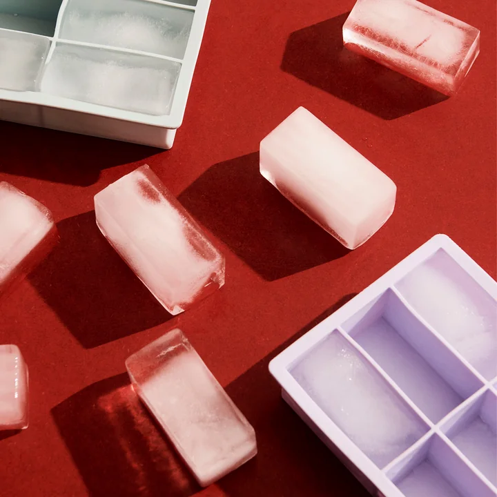 HAY - Silicone ice cube maker rectangular XXL