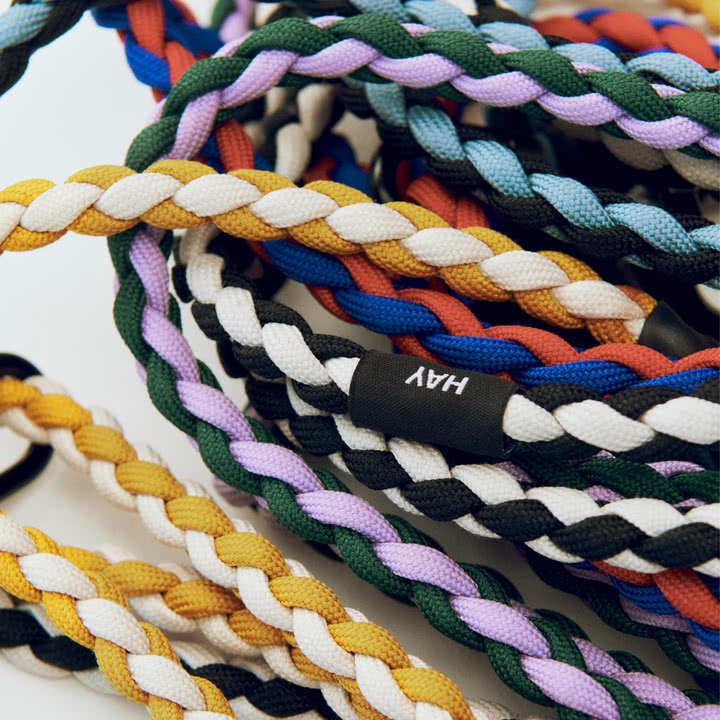 HAY - Dogs Dog leads, braided, adjustable