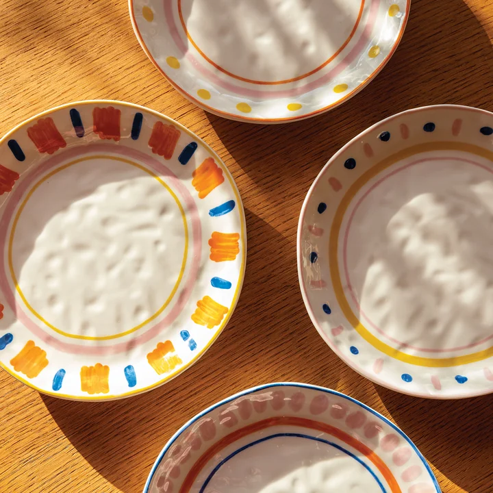 & klevering - Boavista plate Ø 21.5 cm, multi