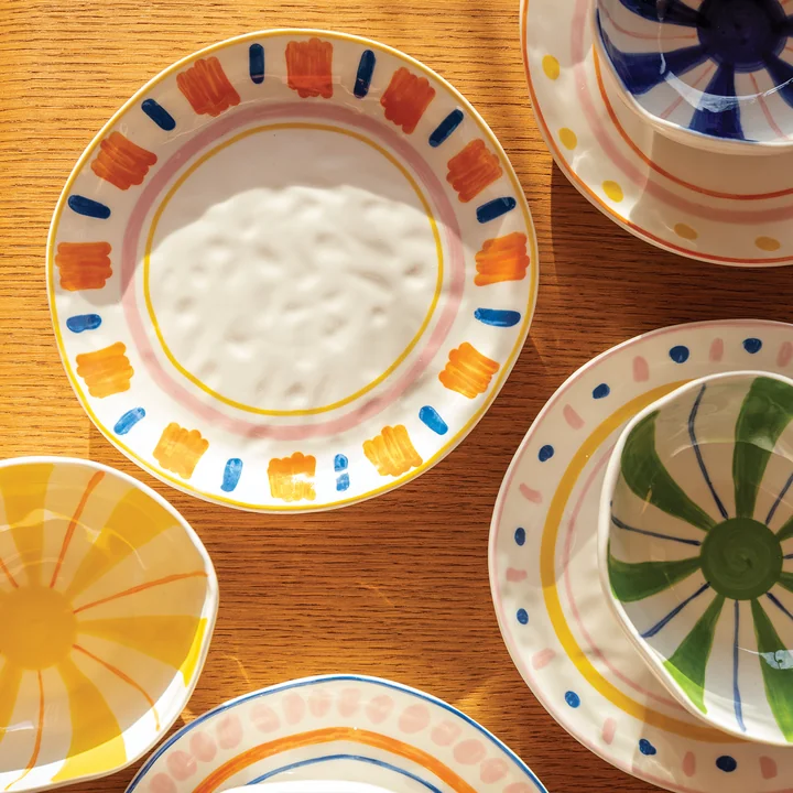 & klevering - Boavista plate Ø 21.5 cm, multi