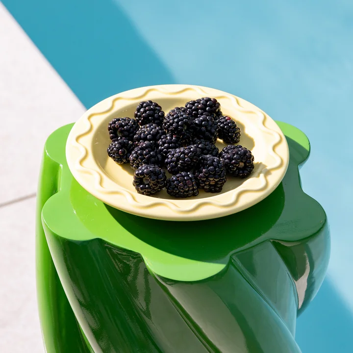 & klevering - Mochi Plate, Ø 17.5 cm, yellow