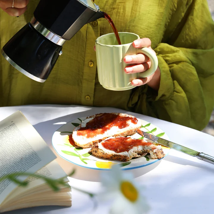 & klevering - Lemon plate twig, Ø 22 cm, multicolored