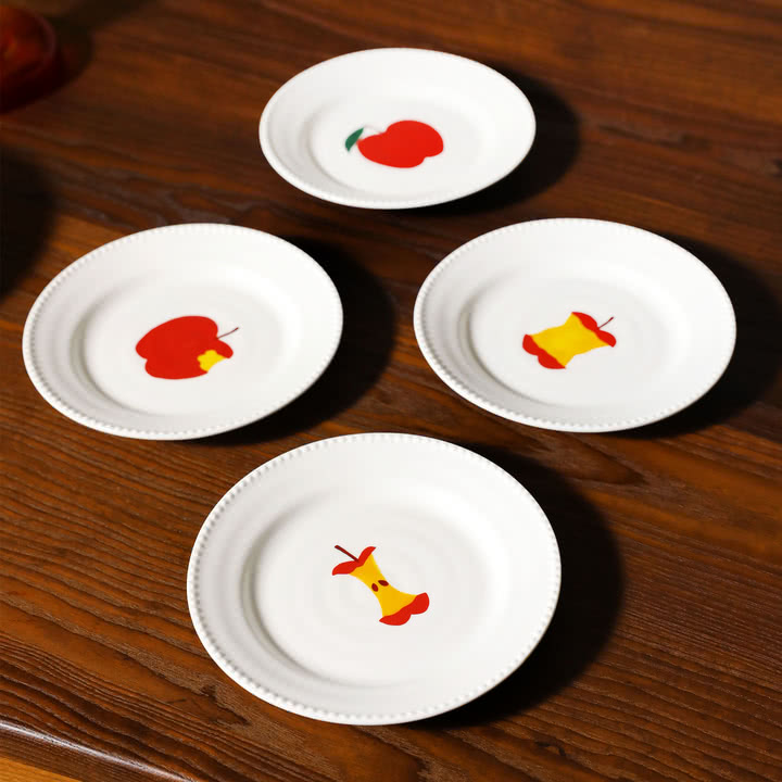 & klevering - Haines plate, Ø 17 cm, multicolored (set of 4)