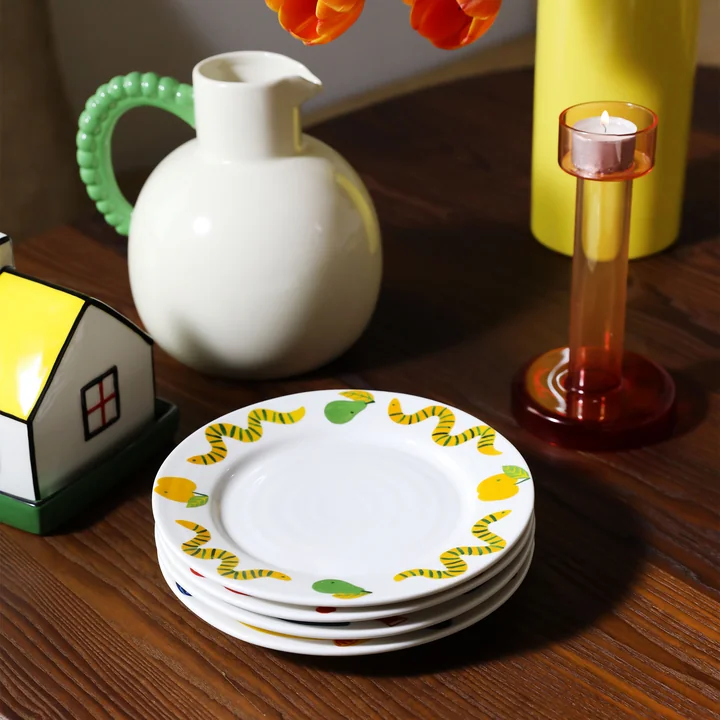 & klevering - Haines plate and pearl carafe