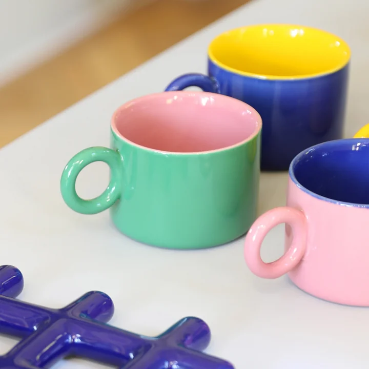 & klevering - Chiquito Cup, 0.2 L, multicolored (set of 4)