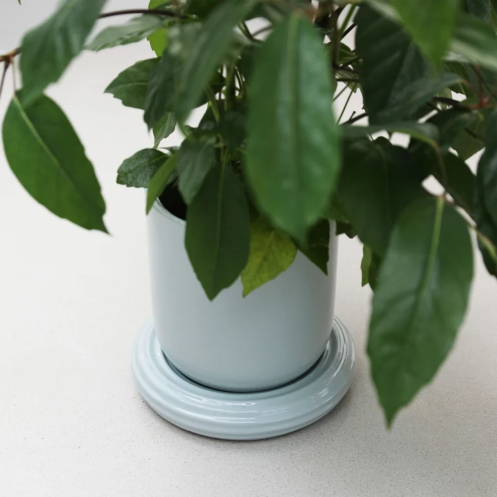 & klevering - Churros Flower pot, Ø 24.5 x 25 cm, mist