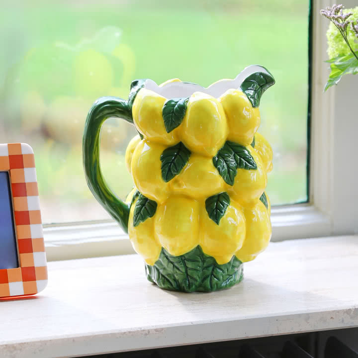 & klevering - Lemon jug, h 20.5 cm, yellow / green