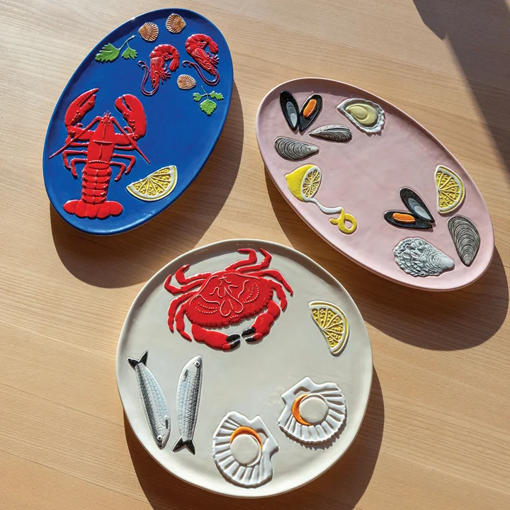& klevering - De la mer serving platters