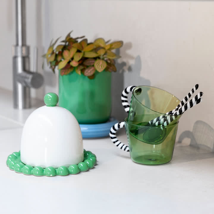 & klevering - Duet cup, 0.3 l, green (set of 2)