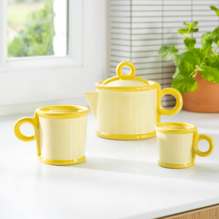 & klevering - Loop teapot, yellow