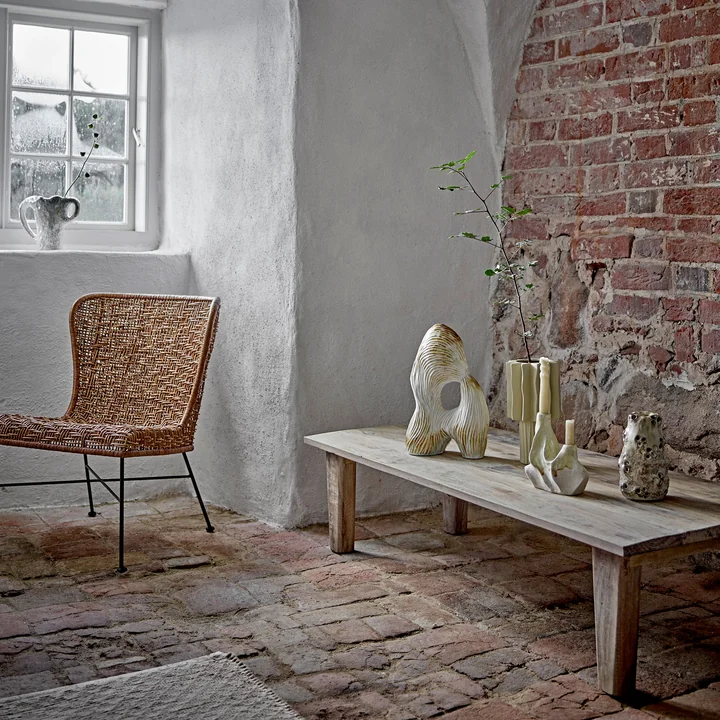 Somme lounge chair, natural rattan from Bloomingville