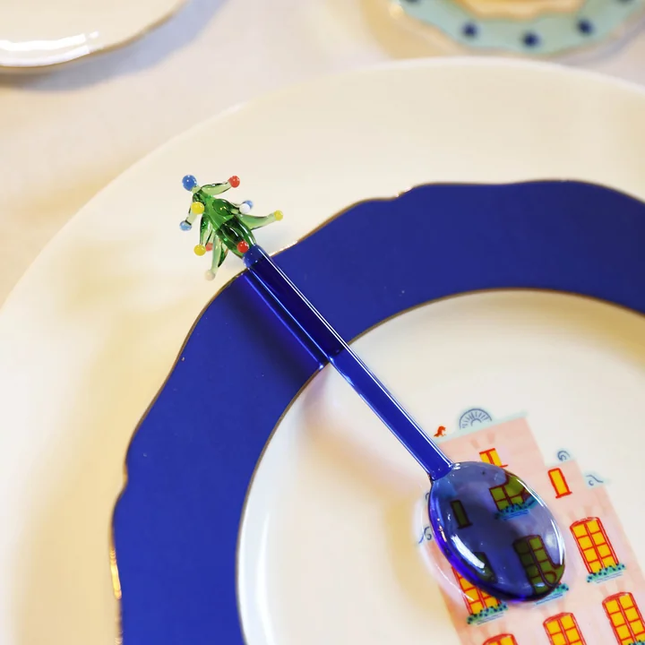 Merry spoon, blue (set of 2) from & klevering