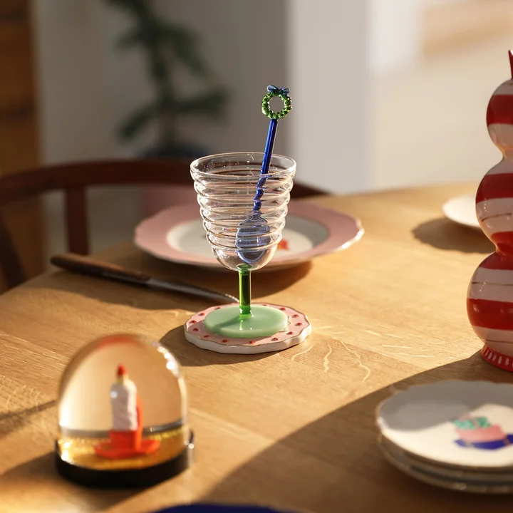 Merry spoon, blue (set of 2) from & klevering