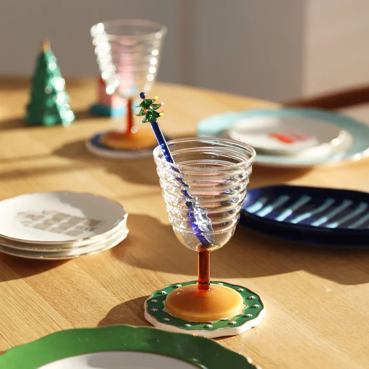 Merry spoon, blue (set of 2) from & klevering