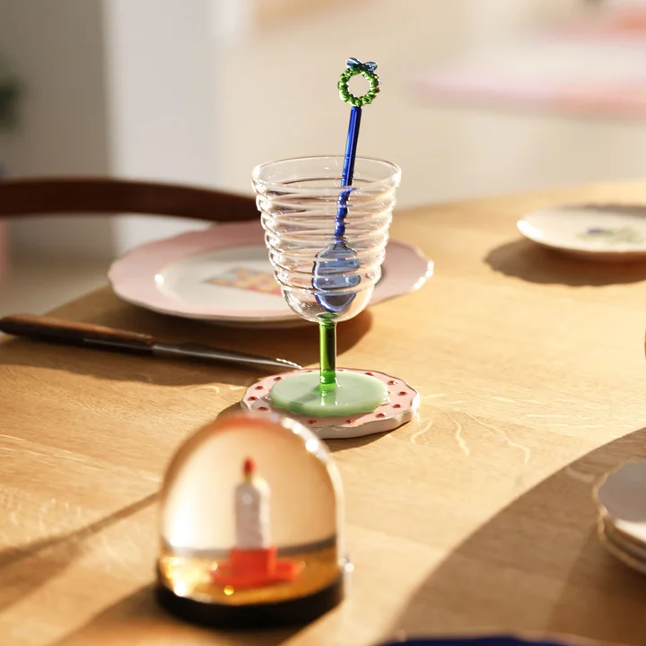 Merry spoon, blue (set of 2) from & klevering