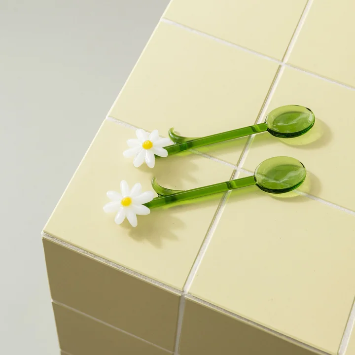 Flora spoon, white (set of 2) from & klevering