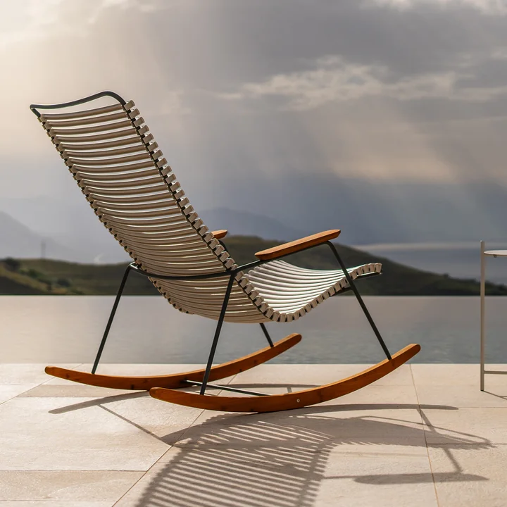 HOUE - CLICK Outdoor Rocking rocking chair, beige