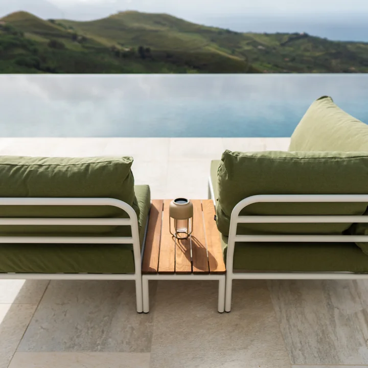 HOUE - Level / Level 2 Side table, 81 x 40 cm, muted white