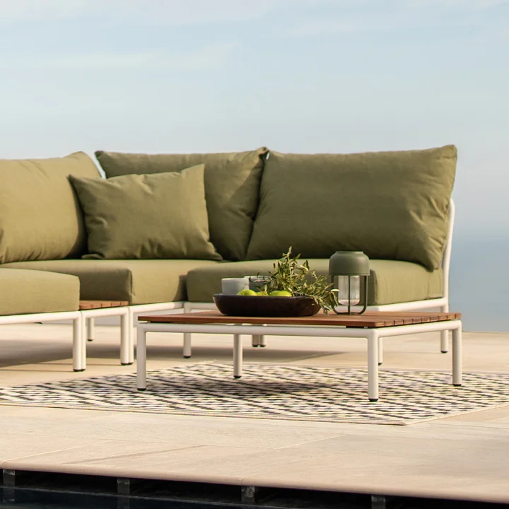 HOUE - Level / Level 2 Coffee table, 81 x 81 cm, muted white