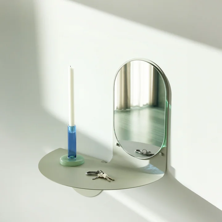 Flip mirror, 53 x 63 cm, gray from & klevering