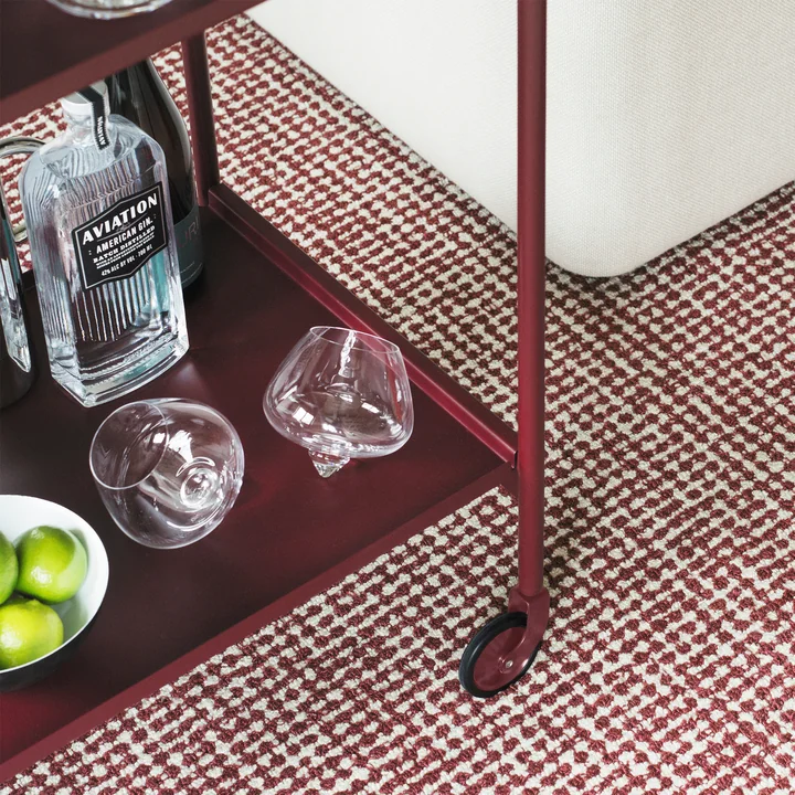 Normann Copenhagen - Rul trolley, burgundy