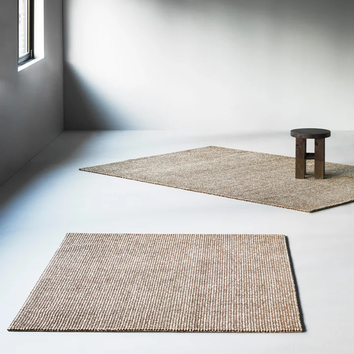 Normann Copenhagen - Flick rugs, off white / brown