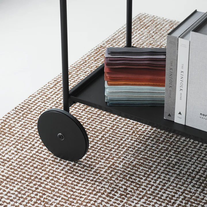 Normann Copenhagen - Flick rugs off white / brown